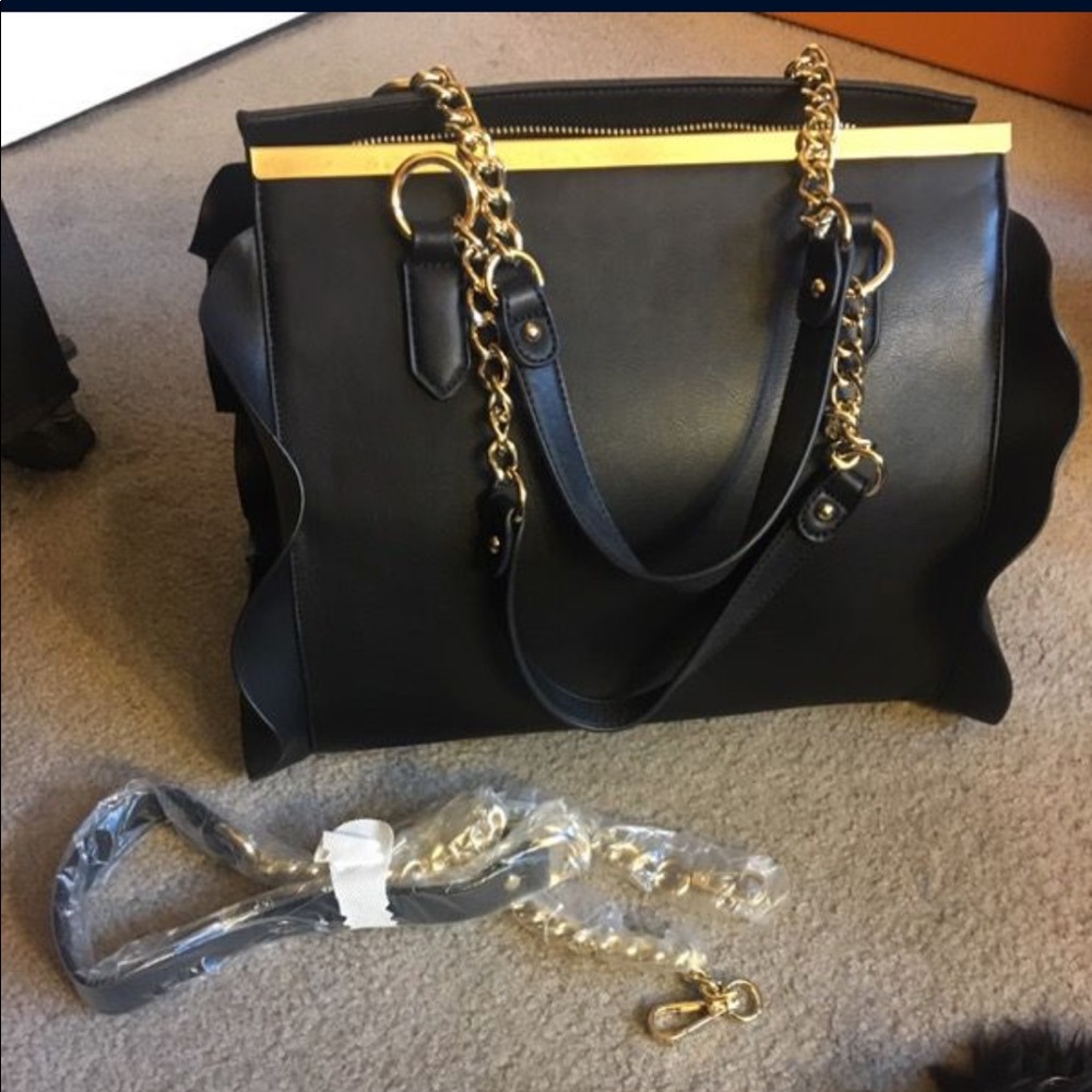 Large Black Bebe purse